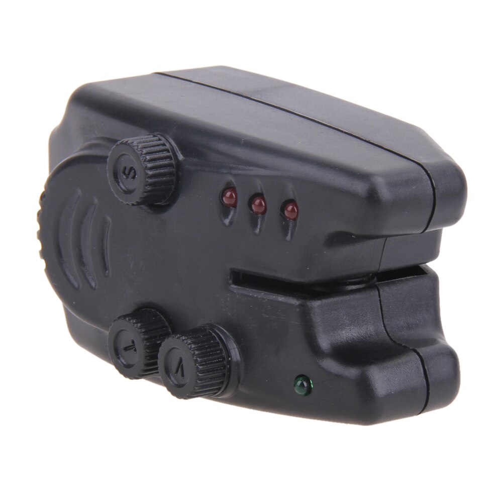 1PCS Fishing Bite Alarm With Electronic Bite Fish Alarm Bell Bait Alarm Carp Bite Fishing Alarm Annunciator Device Pesca Black