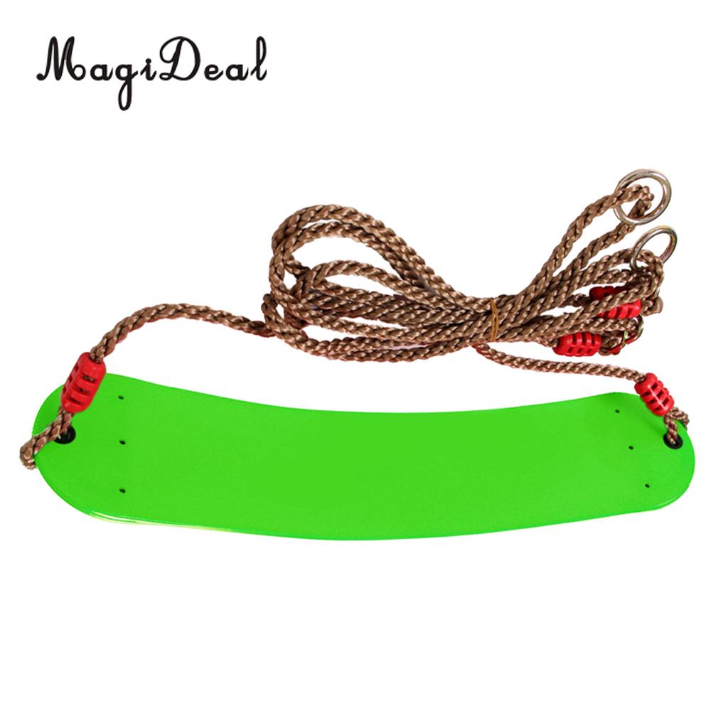 Kinderschaukel Aus Holz Mit Rosa Kissen - Indoor & Outdoor Bis 50kg