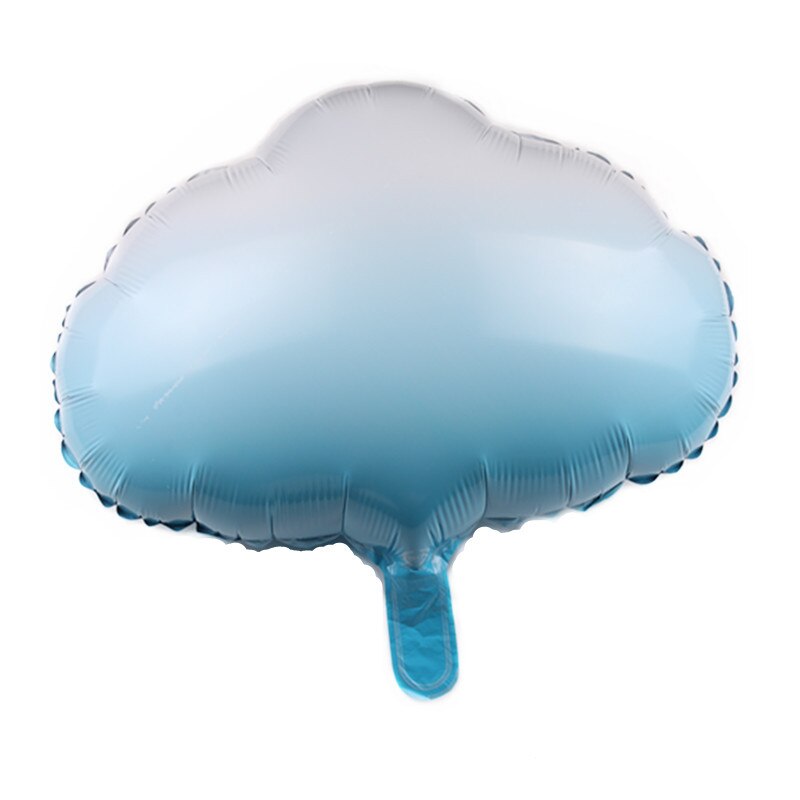 1Pcs Regenboog Glimlach Zon Cloud Folie Ballonnen Verjaardagsfeestje Kids Baby Shower Decoratie Helium Ballonnen Bruiloft Benodigdheden: clouds