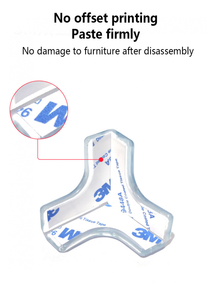 4/8 Stuks Baby Veiligheid Siliconen Protector De Hoek Bumper Rand Transparant Hoek Collision Proof Protector Kinderen Guards