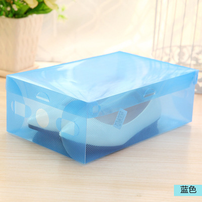 10Pcs Foldable Plastic Shoe Storage Case Boxes Stackable Organizer Shoe Holder baske shoes box organizer 4 Colors: 4