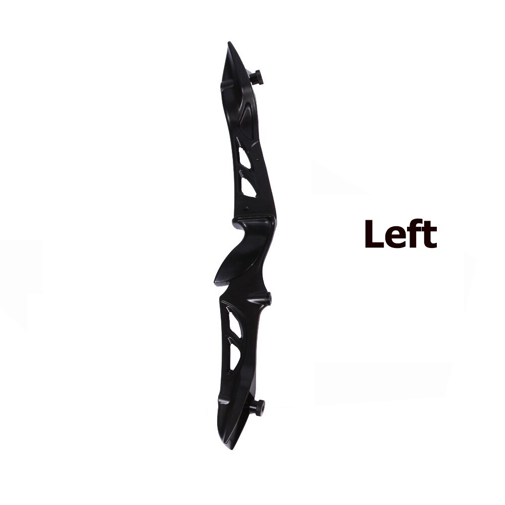 23 Inches Sanlida Beginner Recurve Bow Riser Magnesium Left/right Hand for Archery Practice Outdoor Sport: Left Black