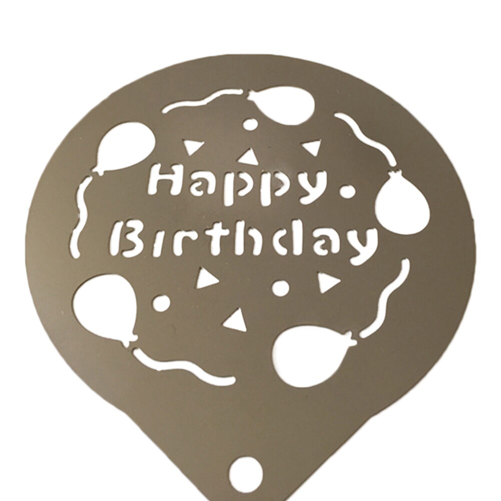 1 Pc Koffie Latte Cappuccino Barista Art Stencils Cake Stofdoek Sjablonen Koffie Gereedschap Accessoires Gusto Nespresso Zavarnik Dolce