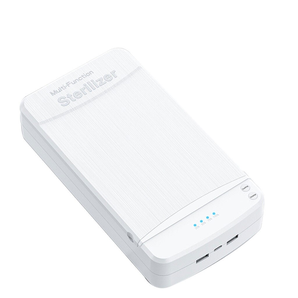 2 in 1 uv sterilisator aromatherapie box antibacteriële ultraviolette straling desinfectie apparaat voor gezichtsmaskers sieraden telefoon manicure tools