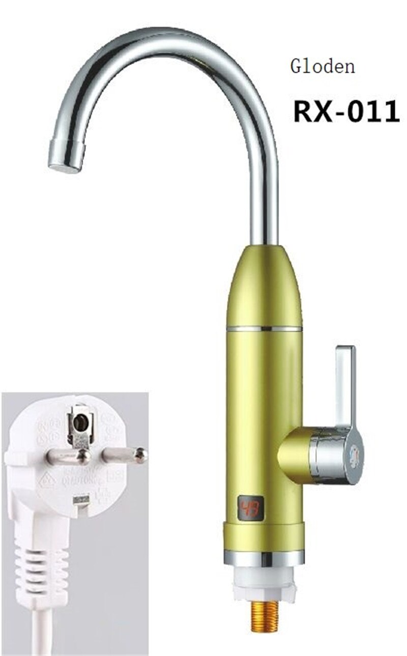 RX-011S,Digital Display Instant Water Tap,Fast electric heating water tap,Inetant Electric Heating Water Faucet: RX-011G