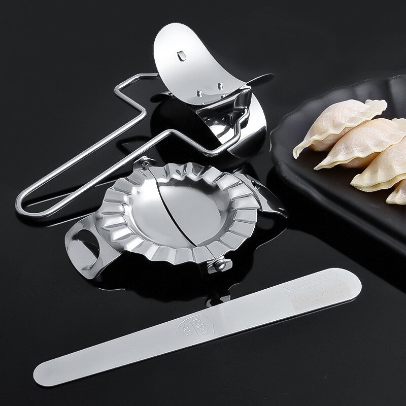 Kitchen Dumplings Mold Tools 304 Stainless Steel Stuffing Dumpling Maker Form Manual Ravioli Mould Wrapper Presser Molds Gadgets