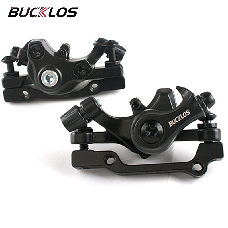 BUCKLOS vtt étrier de frein vélo mécanique jeu de freins à disque pour VTT pousse étrier Piston avec Rotor 160mm