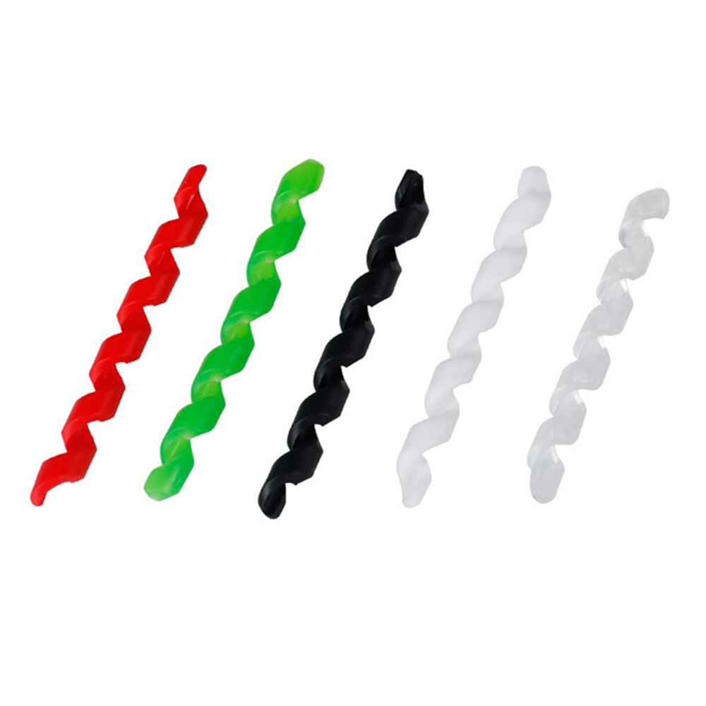 5Pcs Bicycle Brake Cable Protectors Anti-friction Housing Rubber Protector Bicycle Frame Cycling Wrap Guard Tubes Bicycle Parts