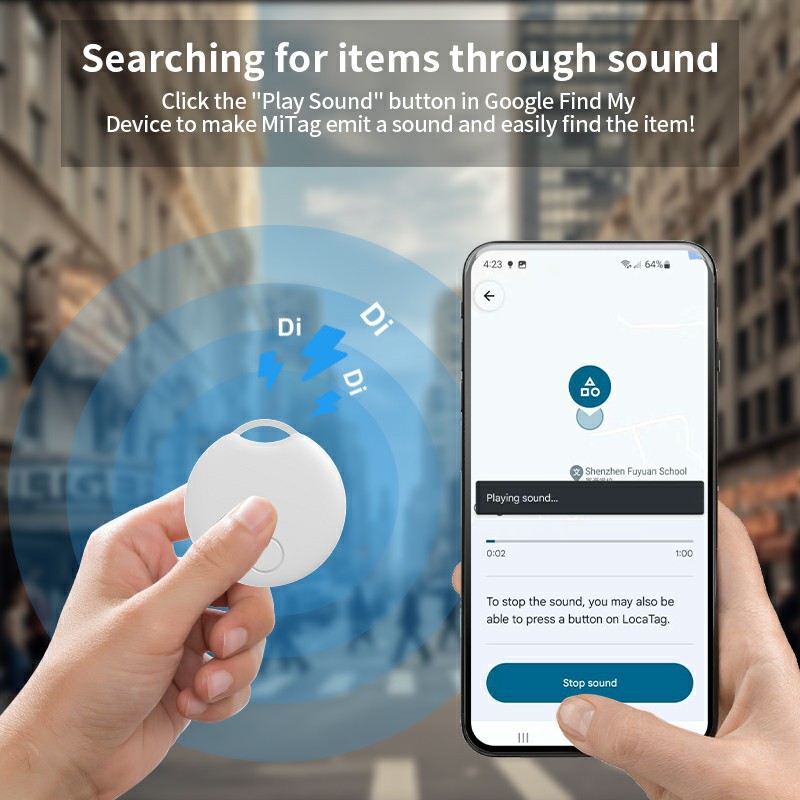 Android tracker tags gps nøglefinder bluetooth bagagetracker fungerer med google find min genstandsfinder til nøgle, pung, kuffert