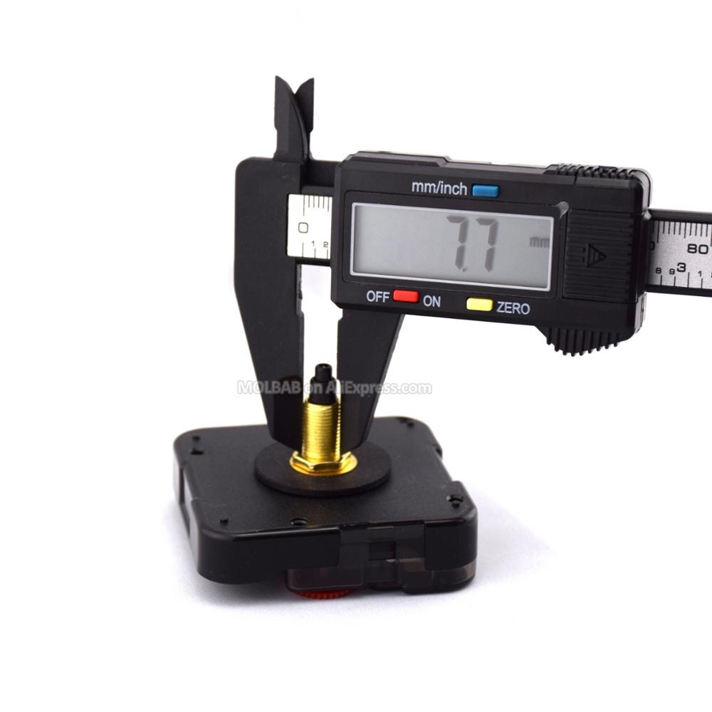 22mm Shaft Quiet Sweep Quartz Clock Movement Parts YOUNGTOWN 12888st DIY Wall Timepiece Mechanism Horologe Repair Accessories