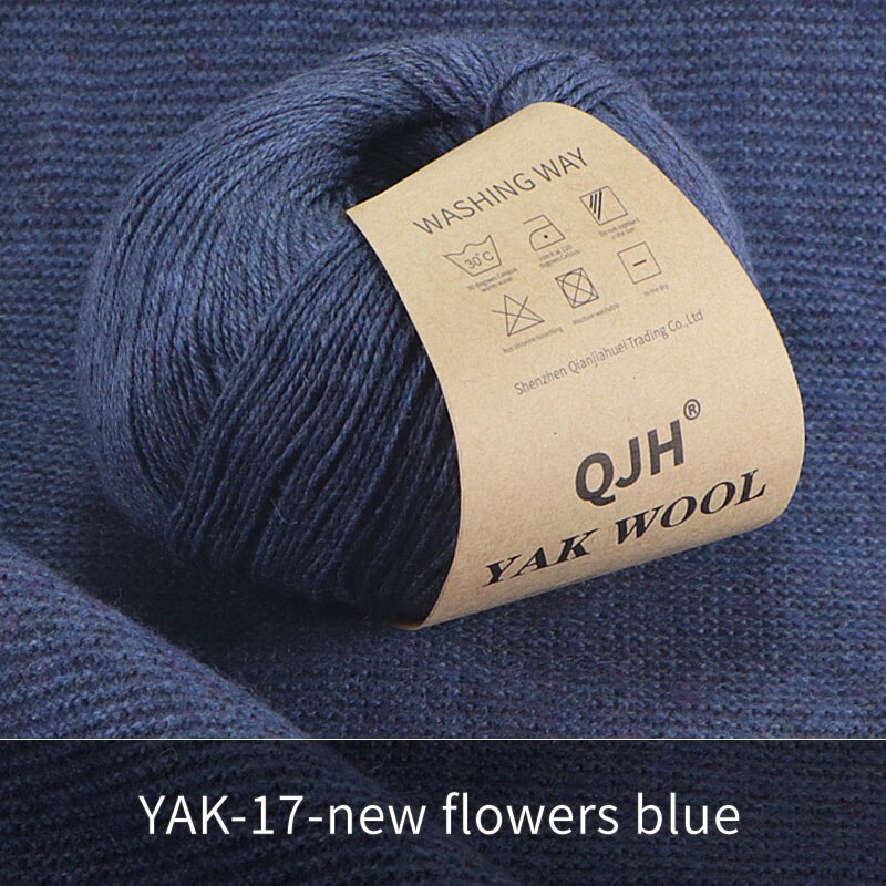 Undyed Natural Organic Mongolian Yak Wool Yarn For Hand knitting Crochet DIY Soft For Garments Baby Clothes: GRAY