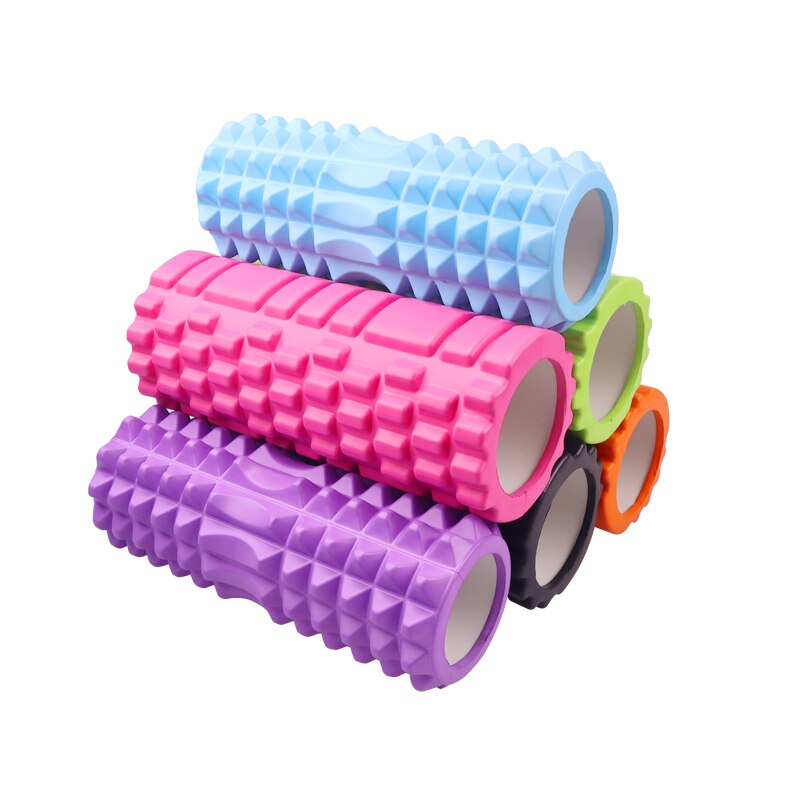 Yoga kolonne fitness pilates yoga foam roller blokke træne gym massage gitter triggerpunkt terapi fysio øvelse 33cm