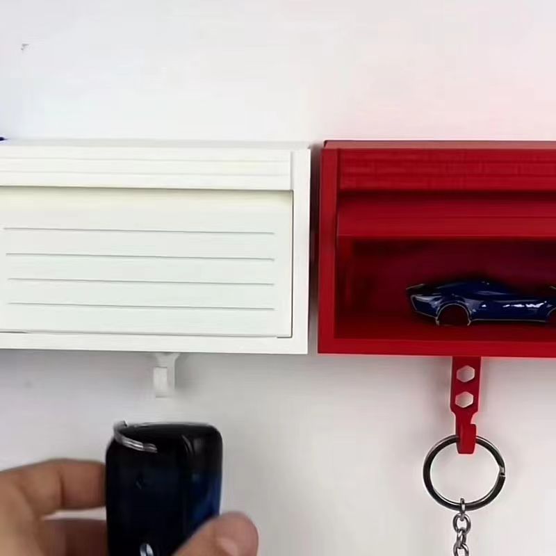 Divertido gancho para llaves de caja de garaje, colgante de la llave, abre la puerta de garaje, decoraciones divertidas para el coche, llavero para llaves de coche, llavero de garaje