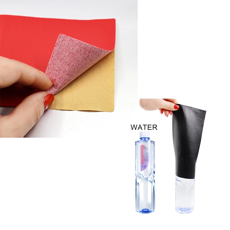 1PCS 10x20cm Leather patches patch Self Adhesive Stick-on No Ironing Sofa Repairing Leather PU Fabric Stickers Patches