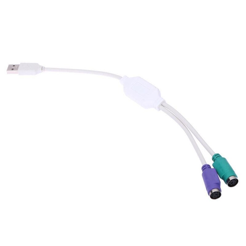 Usb Naar PS2 USB-To-PS2 Toetsenbord En Muis Adapter Aansluiting Y-kabel Cord