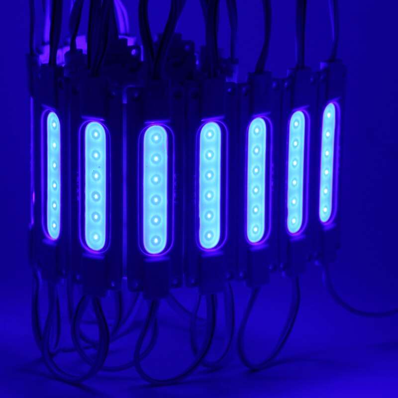 10Pcs Dc 12V 2W Cob Led Module Kanaal Brief Hoge Helderheid Reclame Lamp Led Teken Backlights Waterdicht modules Wit Rood