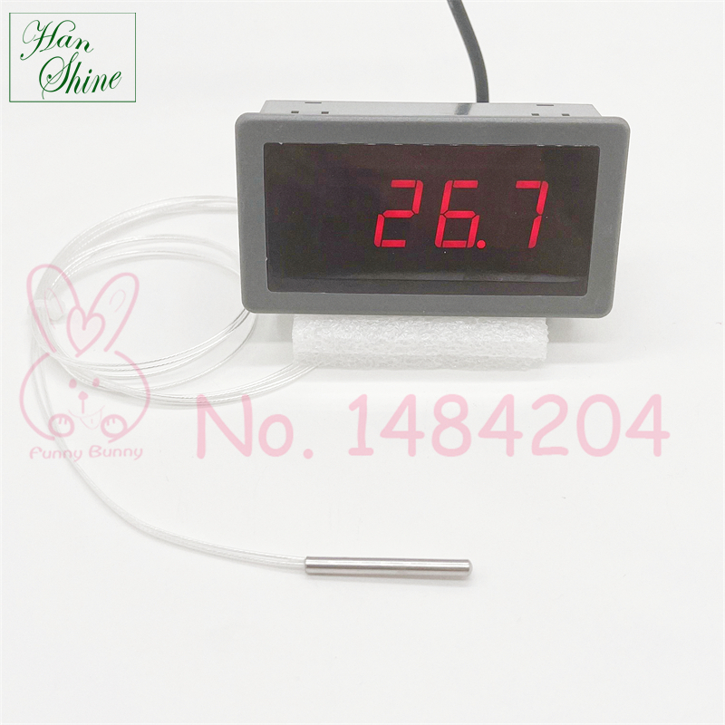 5 PCS Rtd Pt100 Probe 3mm * 30mm 1m 2m 5m 2 Wire High Temperature Sensor -50~200 °C Platinum Resistance PT 100 Temp Detector