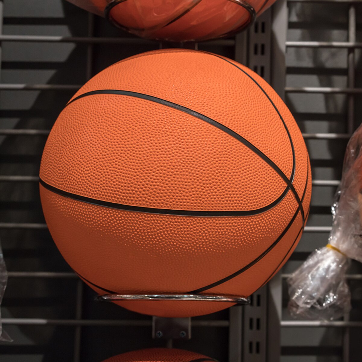2 st bollförvaringsställ i rostfritt stål för sportboll för volleyboll i basket