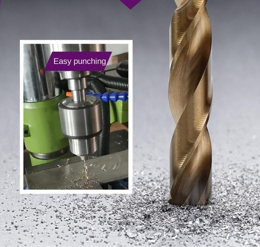 Cobalt High Speed steel Twist Drill Bit M35 Stainless Steel Tool Set Accessories for Metal Stainless Steel Drilling Metalworking