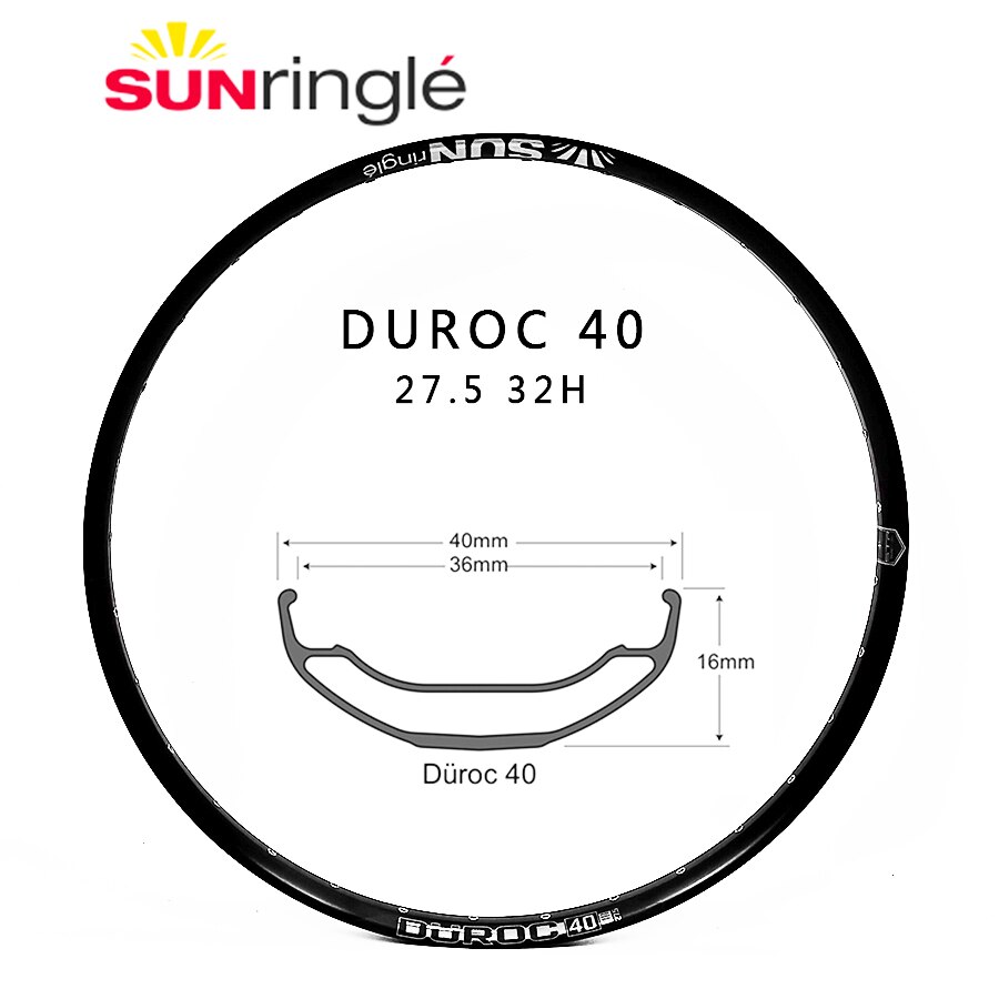 Sunringle sonne durac 30 35 40 50 sd37 42 27.5/29 Zoll schweiß Rand ohne berg kammer 32h 28h felgen breite Aluminium FAHRRAD felgen