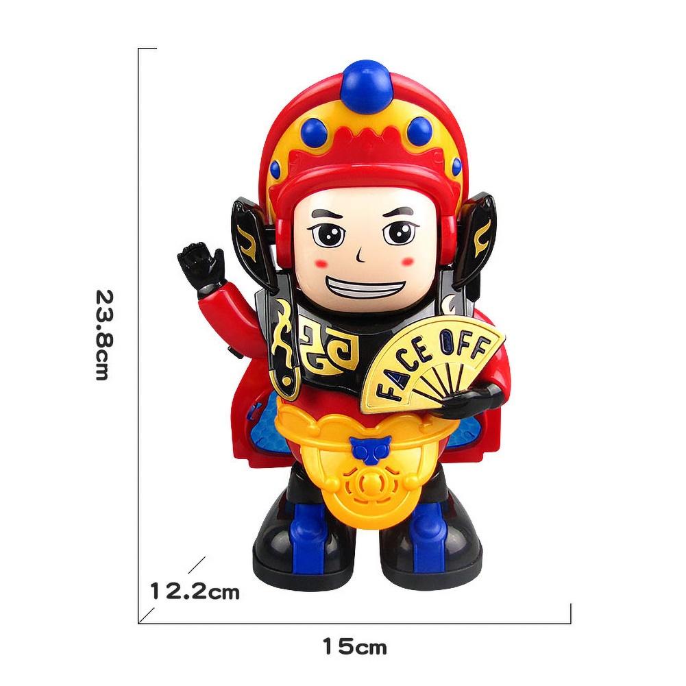 Muñeca China que cambia de cara, robot de baile musical, juguete para niños, modelo de , personajes electrónicos para niños