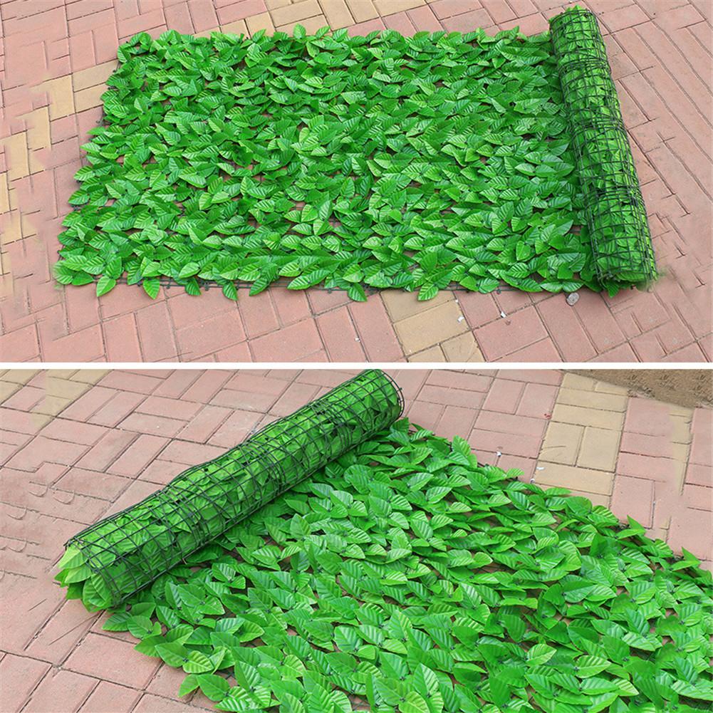 Artificial Leaf Privacy Fence Roll Wall Landscaping Fence Privacy Fence Screen Outdoor Garden Backyard Balcony Fence: Style 2
