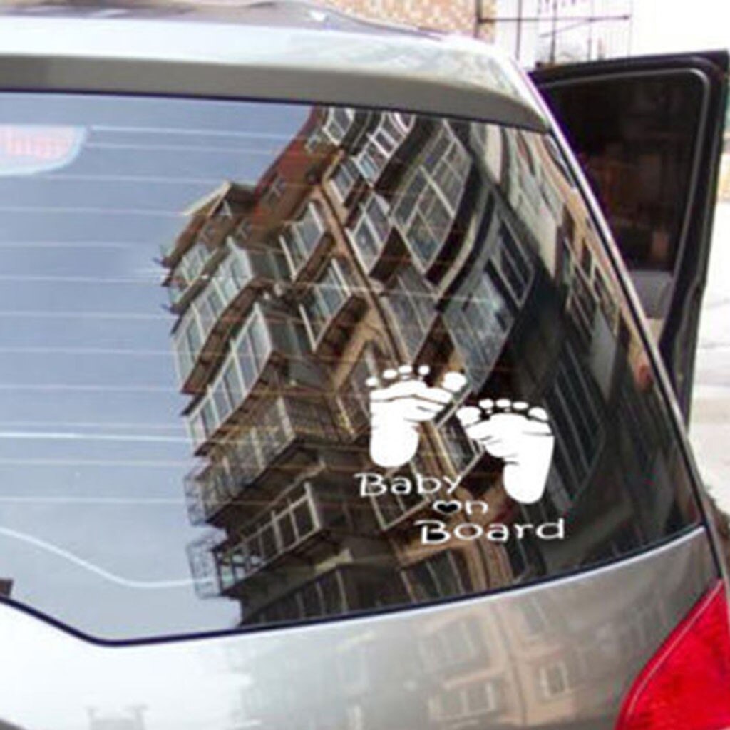 Baby On Board Vinyl Stickers Car Graphics Window Vehicle Sticker Decal Decor Auto Paper наклейки на стену#PY