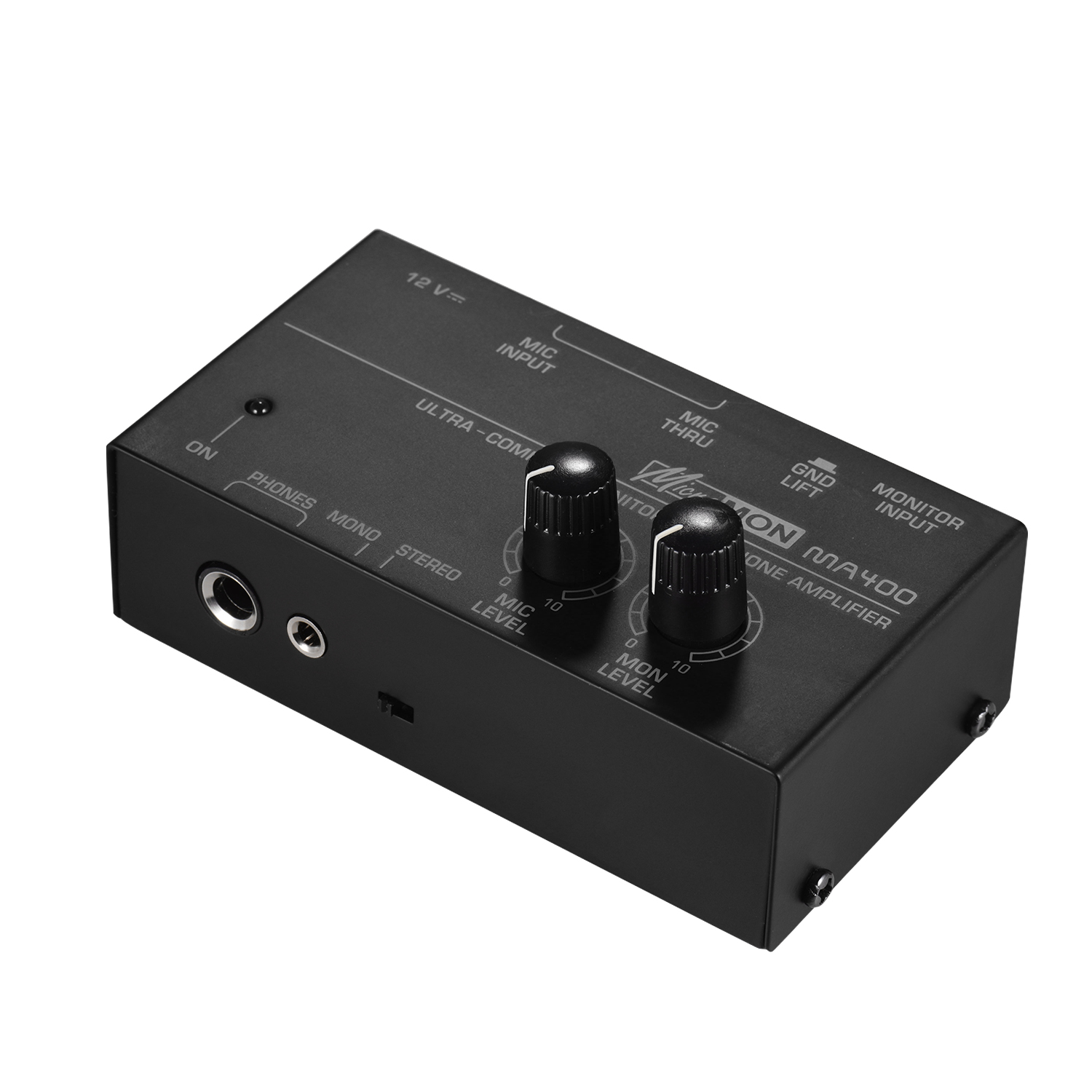 Ultra-Compact Monitor Headphone Amplifier Amp with XLR Microphone Input 6.35mm Monitor Input 6.35mm & 3.5mm Headphone