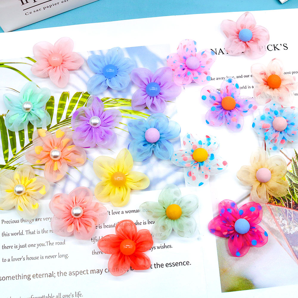 50PS Bloem Kraag Zomer Kant Bloem Voor Honden Huisdieren Strikjes Halsband Accessoires Hond Huisdier Verwijderbare Strikken Stropdas Dierbenodigdheden