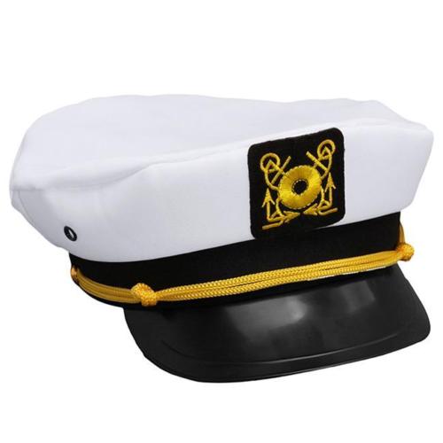 Vrouwen Verstelbare Captain Hoed Cosplay Schipper Boot Sailor Yacht Marine Cap Nautische Hat