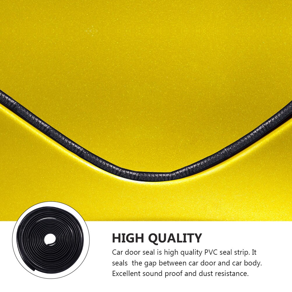 1 Pc Doot Edge Sealing Strip 5m Anti-Collision U Shape Scratch-Resistant Door Edge Guard Protector Sealing Strip Trim Seal Tape