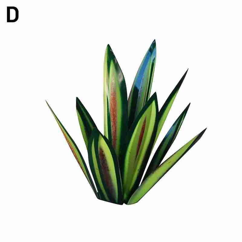 Tequila – Sculpture rustique en métal pour décoration de maison, bricolage, jardin, maison, cour, feuilles d'extérieur, 9 pièces, Y4L8: D
