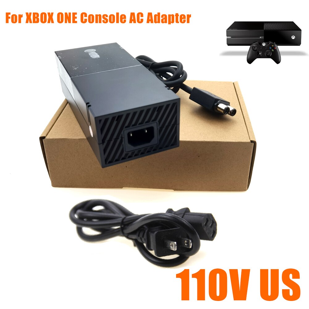 AC Adapter for XBOX ONE Host Power Adapter In 100-240V Charge Charging Power Supply Cord Cable Gaming Machine Power Supply: 110V US Plug