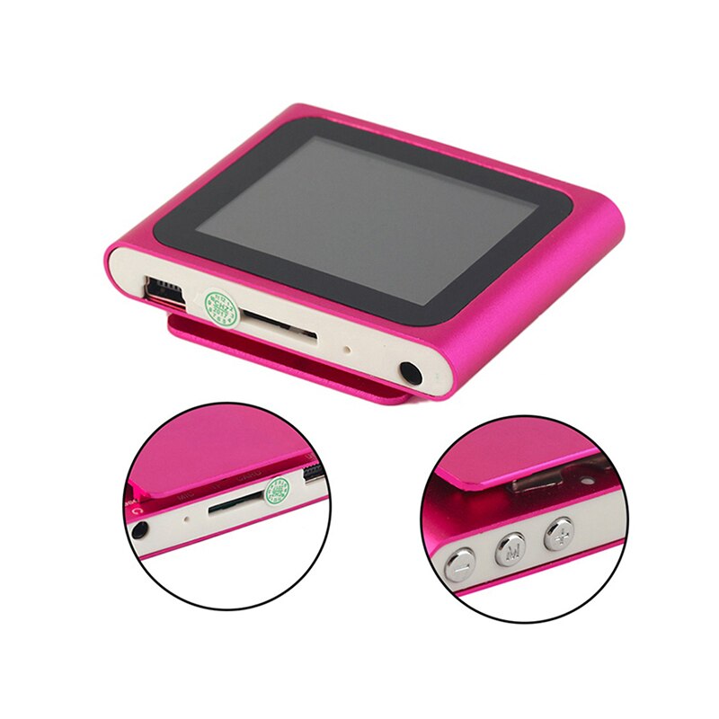 Mp3 Mp4 Music Video Media Player FM Games Movie 1.8" LCD Screen Support TF Card Clip Sport Digital MP4 Player