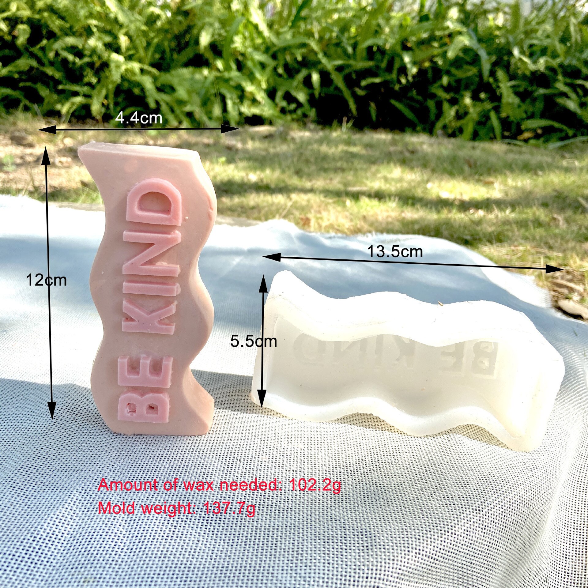 Molde de silicona con letras 3D para fabricación de velas, molde hecho a mano de resina para jabón, cubo de hielo, decoración para en casa, Kit de fabricación de velas de: D
