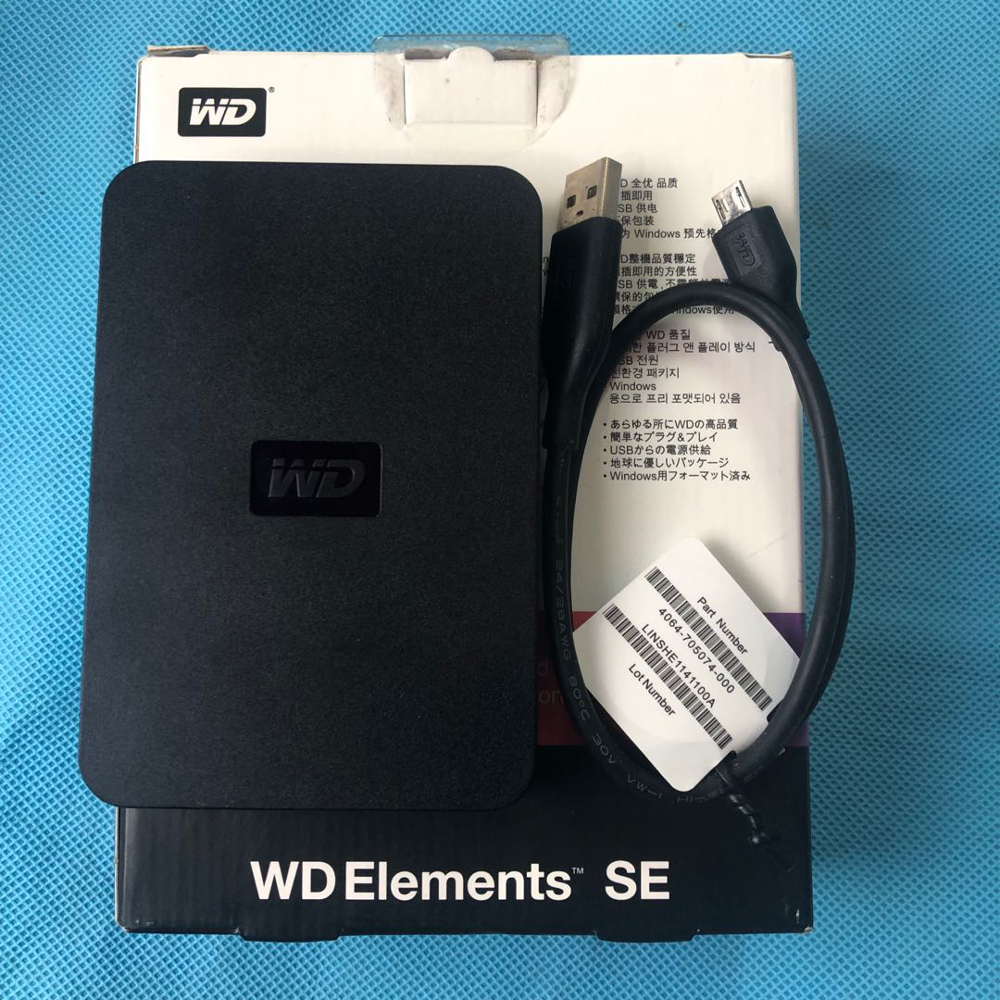 WD Elements Hard Drive Hard Disk HDD 2.5" 500GB Portable External Hard Disk