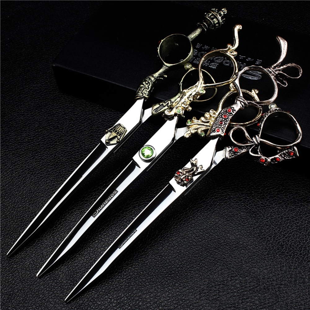 5.5/6/7 Inch Pet Scissors Dog Grooming Scissors for Groomer Japan Cutting Shears Sharp Edge Animals Haircut Logo Engraving