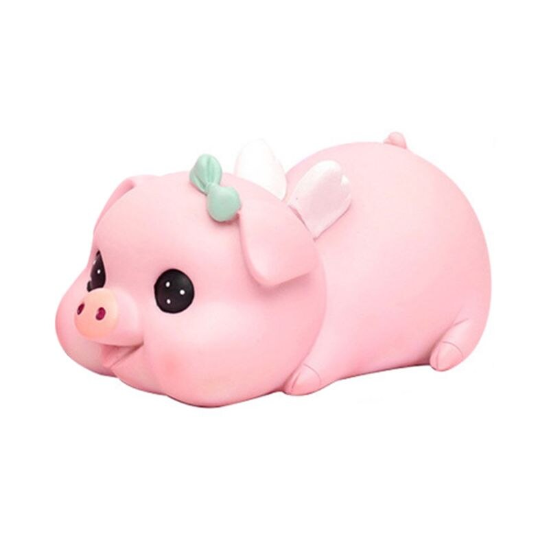 Pink gris mønt sparegris børnehave husindretning ikke let at blive brudt unik for piger og drenge: 2