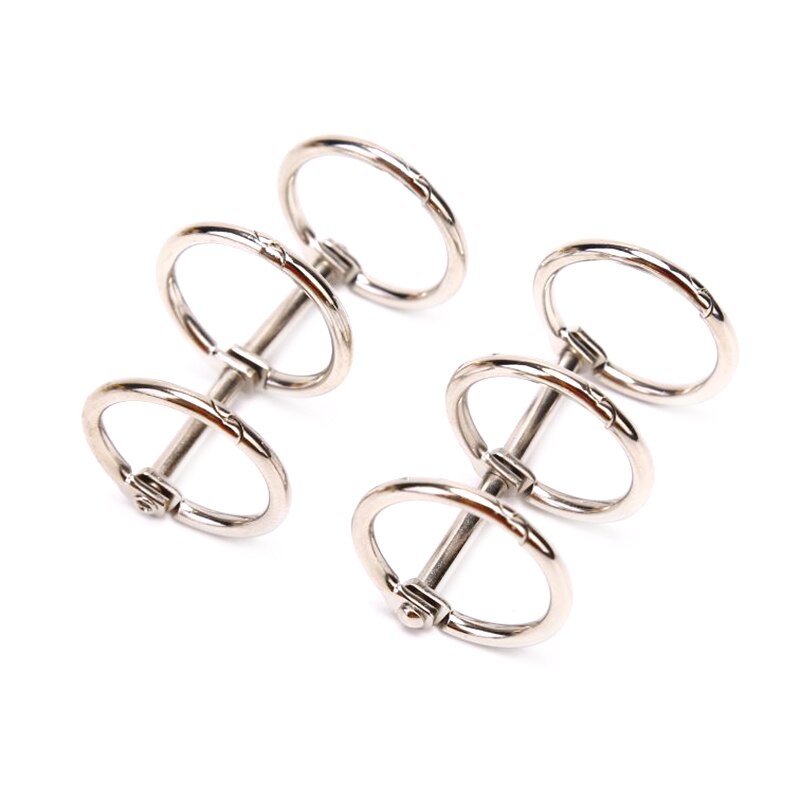 2 Metalen Ring Losbladige Ring Handledger Accessoires Te Houden Tool Handledger Drie Ringen Van Metalen Ring Gesp