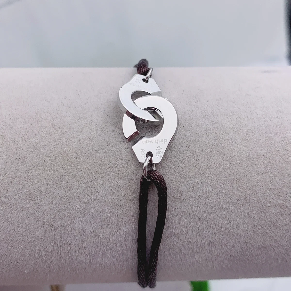Esposas de acero inoxidable 316 de , pulsera de esposas de cuerda ajustable, bisutería Menottes, pulsera Corde para joyería de mujer: Verde Dragonly
