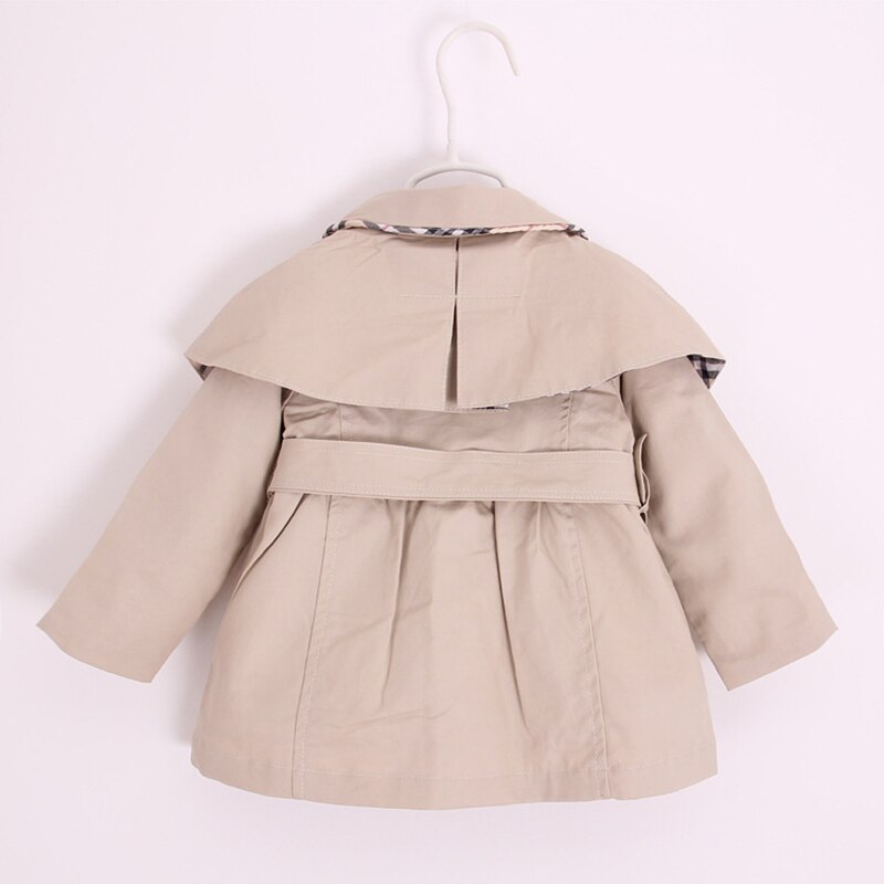 Agrume automne bébé veste Infantil fille bébé manteau bébé Trench Double poitrine coupe-vent pour fille enfants printemps veste