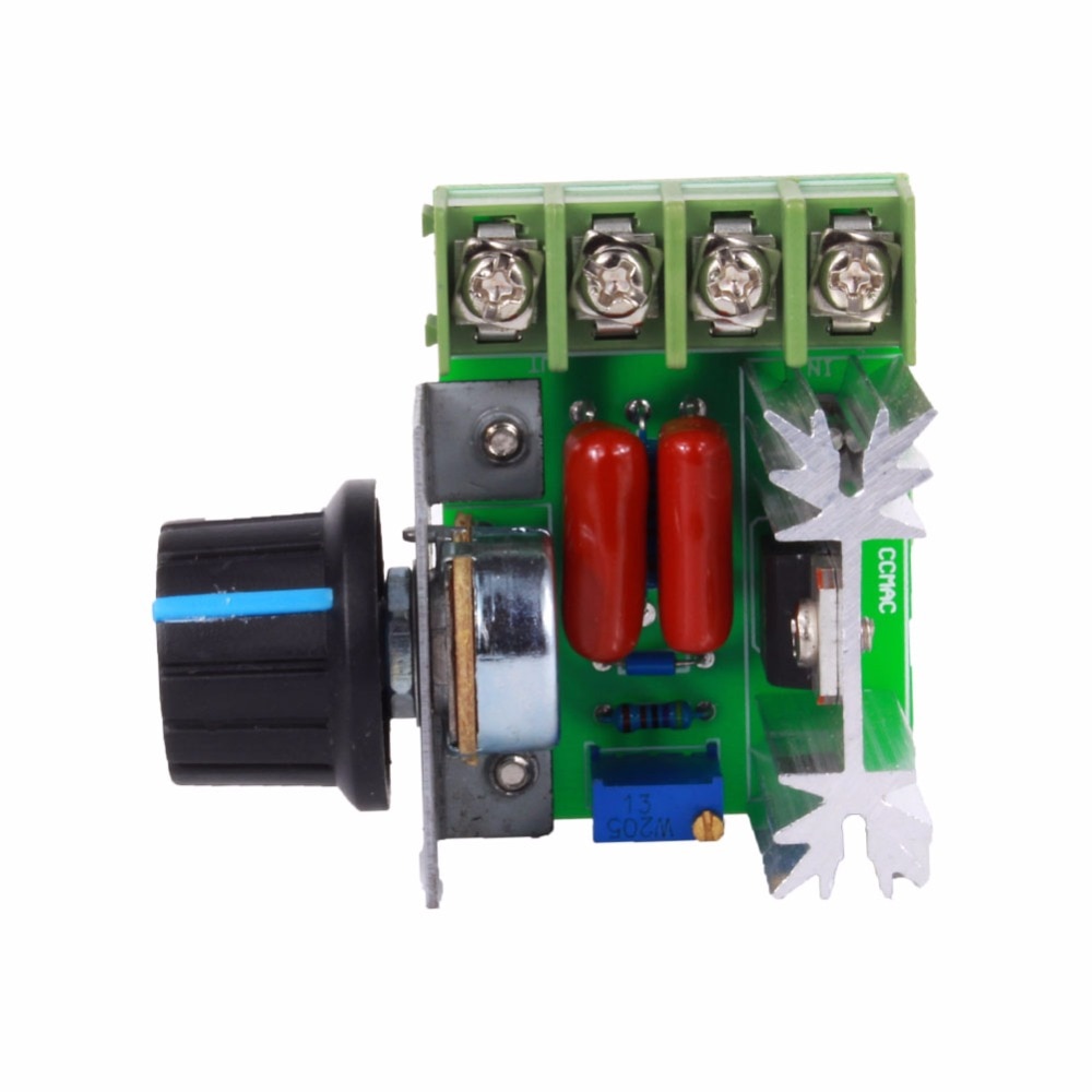 2000W AC 50-220V High Power Motor Speed Regulator Brushless Electronic Voltage Regulator Thyristor Dimmer Thermoregulation