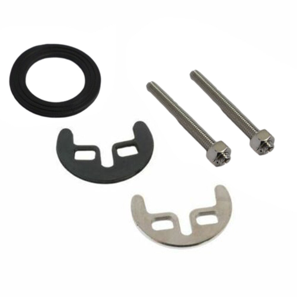 One Set Stainless Steel Two-hole Integral Basin Fixing Set Installation Kit Bracket Bolt Sink Repair