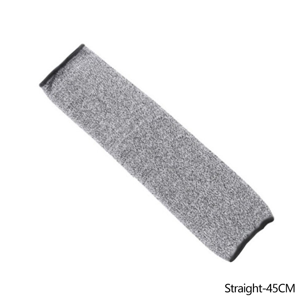 Level 5 HPPE Cut Arm Sleeve Resistant Anti-Puncture Work Protection Fingerless Arm Sleeve Cover: Straight-45CM