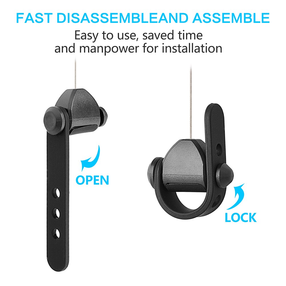 Retractable Games VR Cable Management Practical Silent Ceiling Pulley System Windows Headset Accessory Fixed For Oculus Rift S