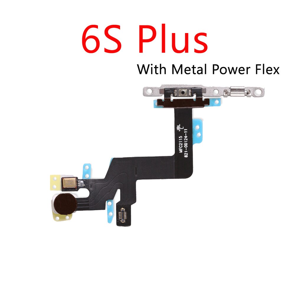 1Stck Volumen Energie Tasten Schlüssel Schalter biegen Kabel Für iPhone 6 6S Plus Energie biegen Reparatur Teile: 6S Plus Energie