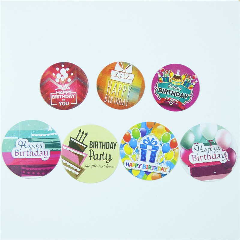 50PCS Happy Birthday Stickers For Kids Adults Party School Supplies...