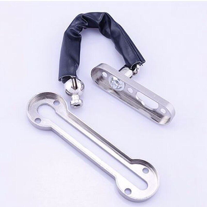 Zinc Alloy Door Lock Chain Door Security PU Lock Gate Chain Door Safety Lock Guard Chain For Home Hotel
