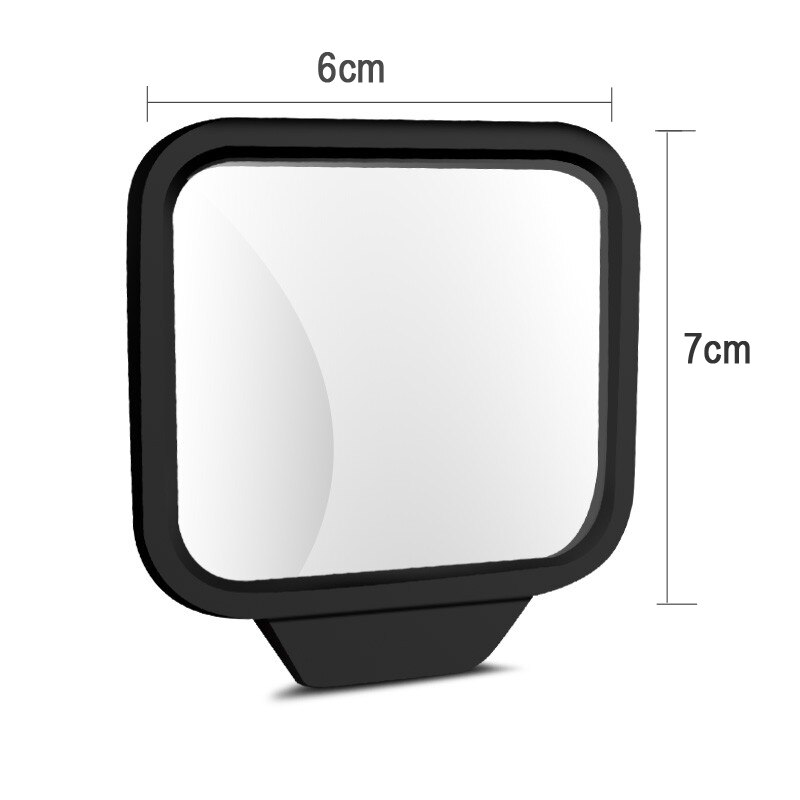 360 Rotatie Groothoek Vierkante Bolle Dodehoekspiegel Auto Achterbank Kind Baby Care Baby Spiegel Voor Parking Achteruitkijkspiegel spiegel
