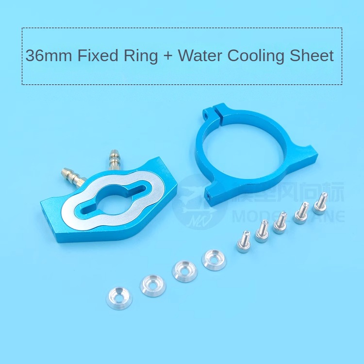 36/40mm Brushless Motor Mount Holder Fixing Bracket Water Cooling Sheet/Side Plate/Fixing Ring RC Model Boat Accessories: WHITE